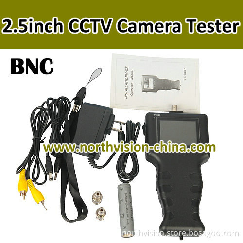 BNC CCTV Camera Tester with 2.5 Inch LCD Monitor (NC-2502)